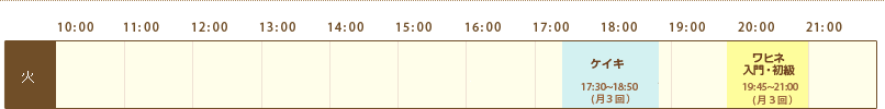 三重桑名スタジオ (三重桑名市 はまぐりプラザ ３F大研修室）レッスンschedule